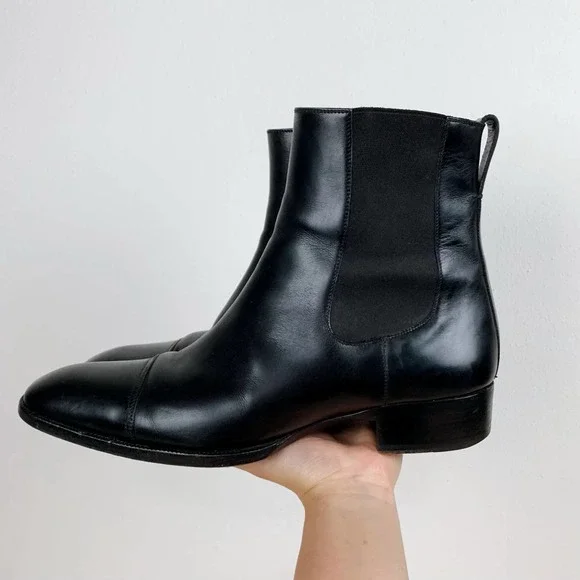 Tom Ford Black Leather Boots